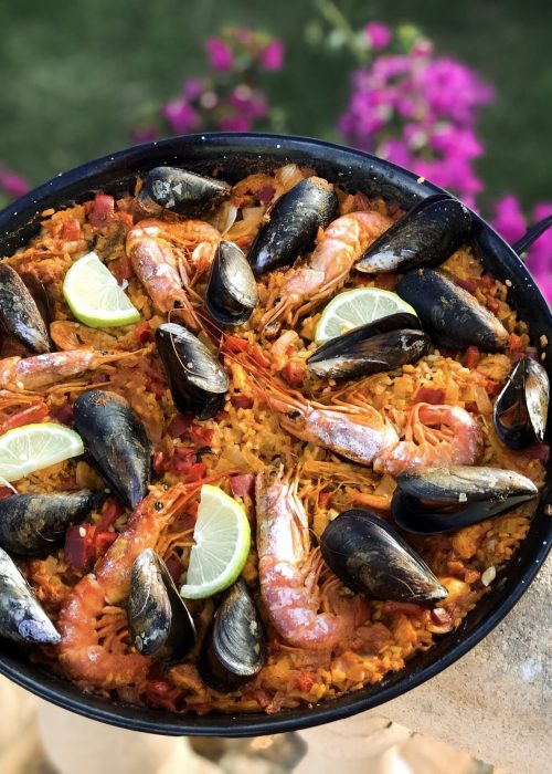paella met zeevruchten